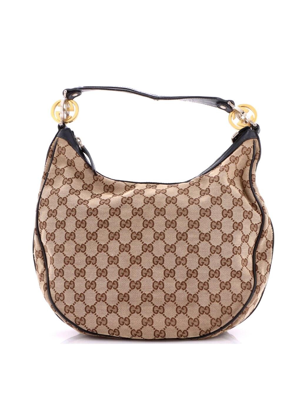 Gucci Twins Hobo Gg Canvas Medium #349681G10B